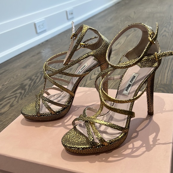New Miu Miu sandals in size 35 for $200 - Picture 2 of 4